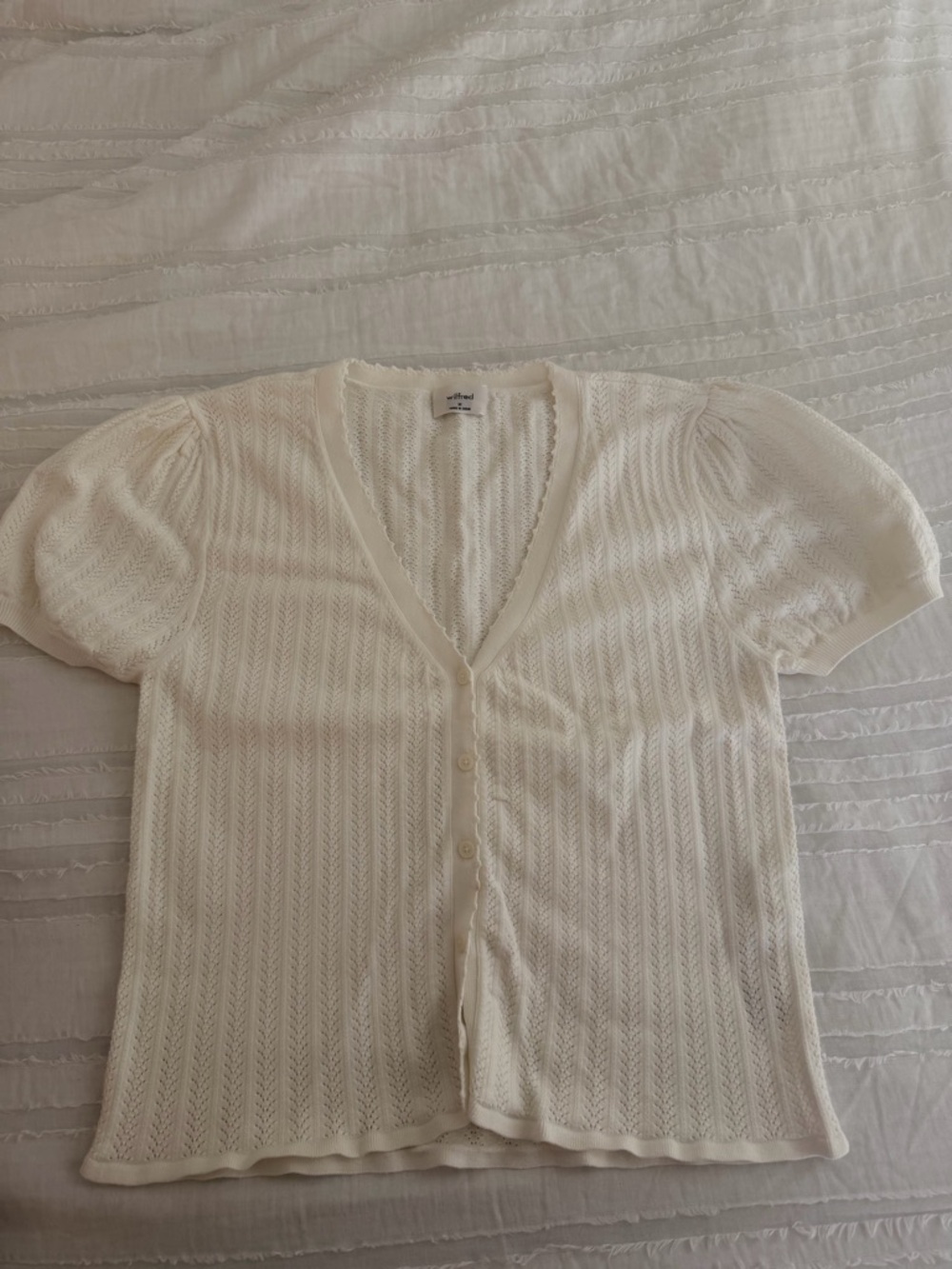 Aritzia Wilfred Estilo Top | Light Birch